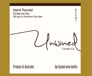Soy Candle Labels | Label Design by Mediainfy