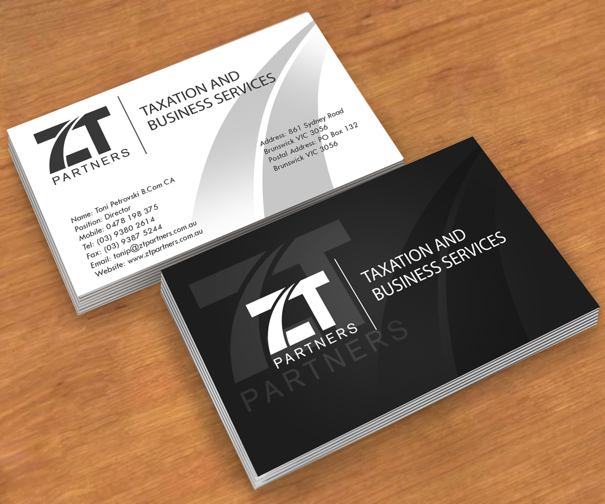 Accounting Business Card Design for a Company by Andre ...