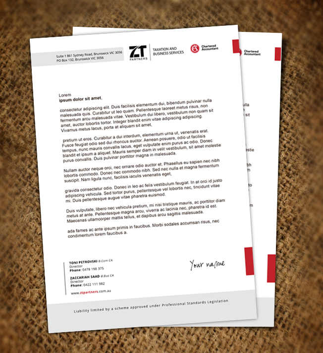 Letterhead Design by  Artman for this project | Design #3308624