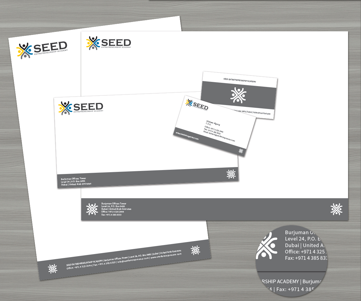Stationery Design by Augie Design for Seed Group | Design #3231613