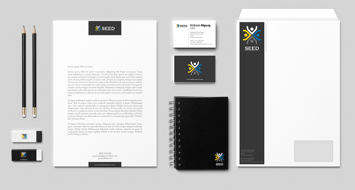 Stationery Design by Svetlin Angelov for Seed Group | Design #3233893