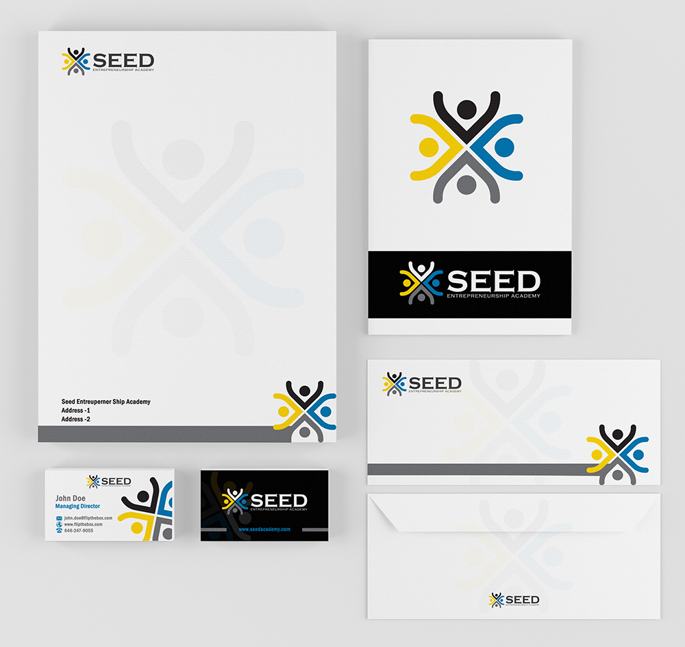 Stationery Design by creationz2011 for Seed Group | Design #3225594