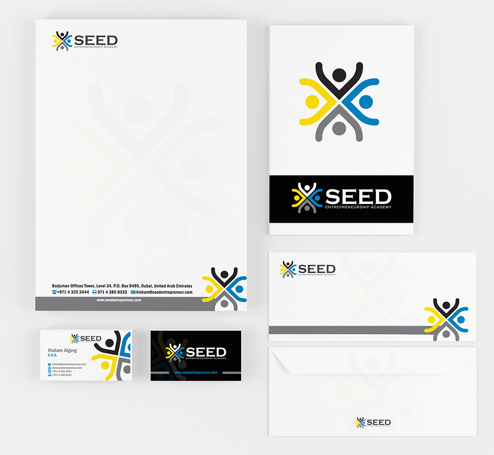 Stationery Design by creationz2011 for Seed Group | Design #3225636