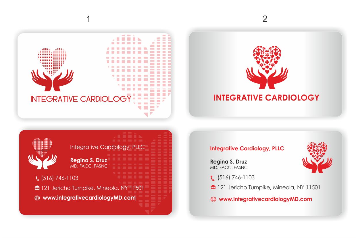 Design de Carte de Visite par IneseRo pour Integrative Cardiology, PLLC | Design #3221177