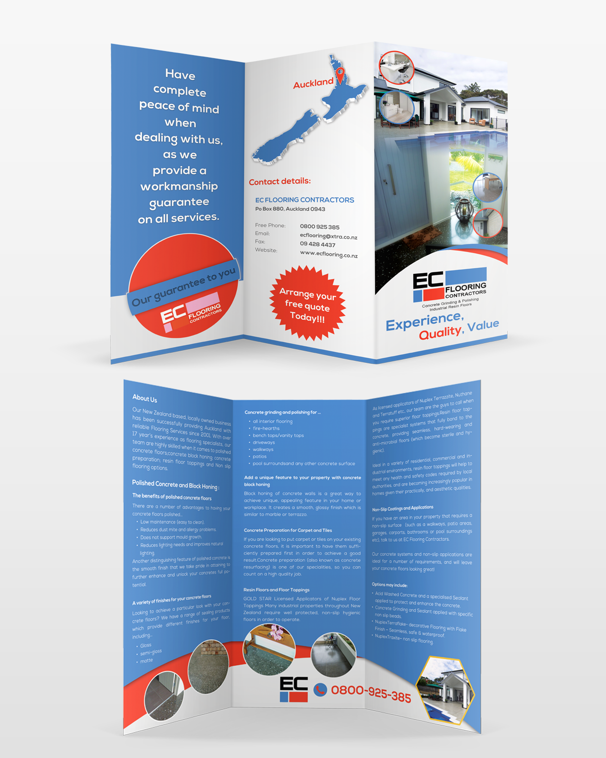 Brochure Design by pulse for EC Flooring Contractors Limited | Design #3202565