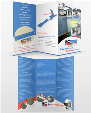 Brochure Design by pulse for EC Flooring Contractors Limited | Design: #3208985