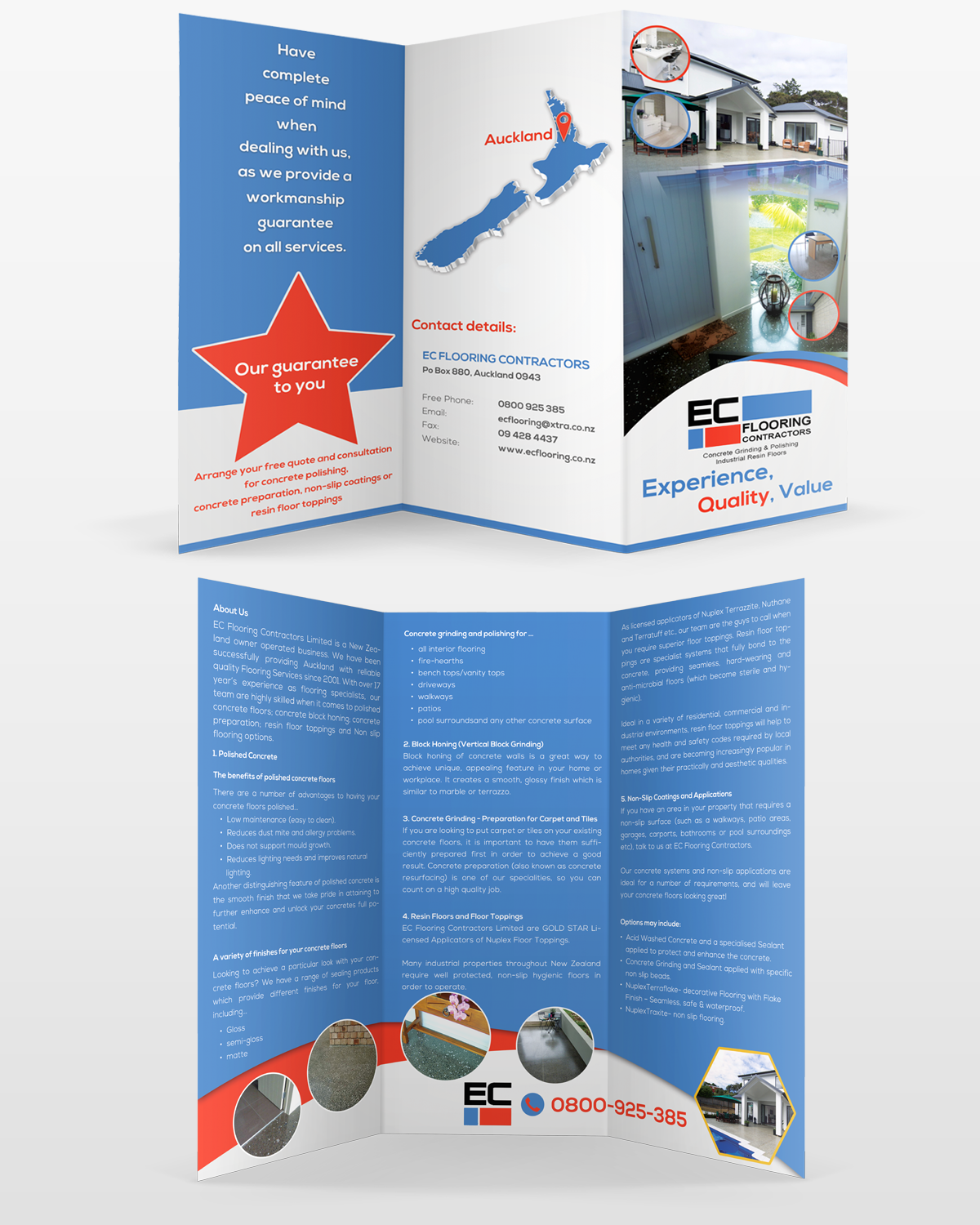 Brochure Design by pulse for EC Flooring Contractors Limited | Design #3215653