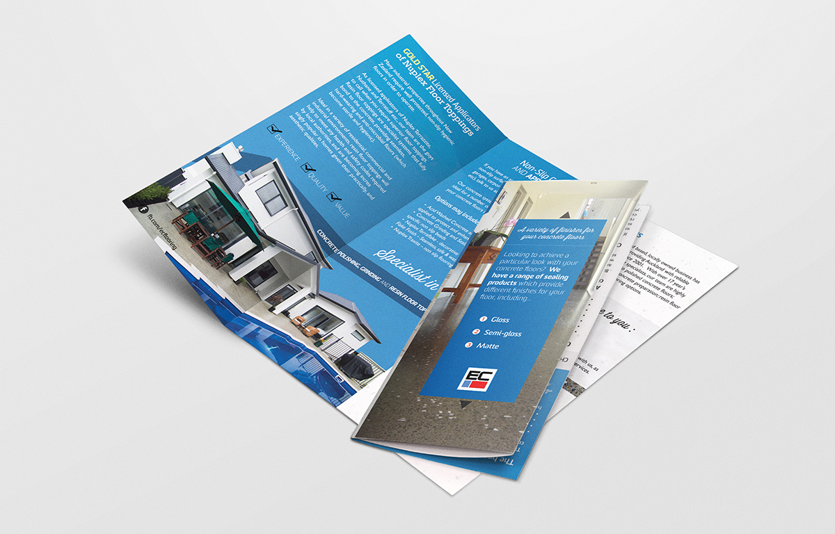 Brochure Design by MS Design for EC Flooring Contractors Limited | Design #3202946