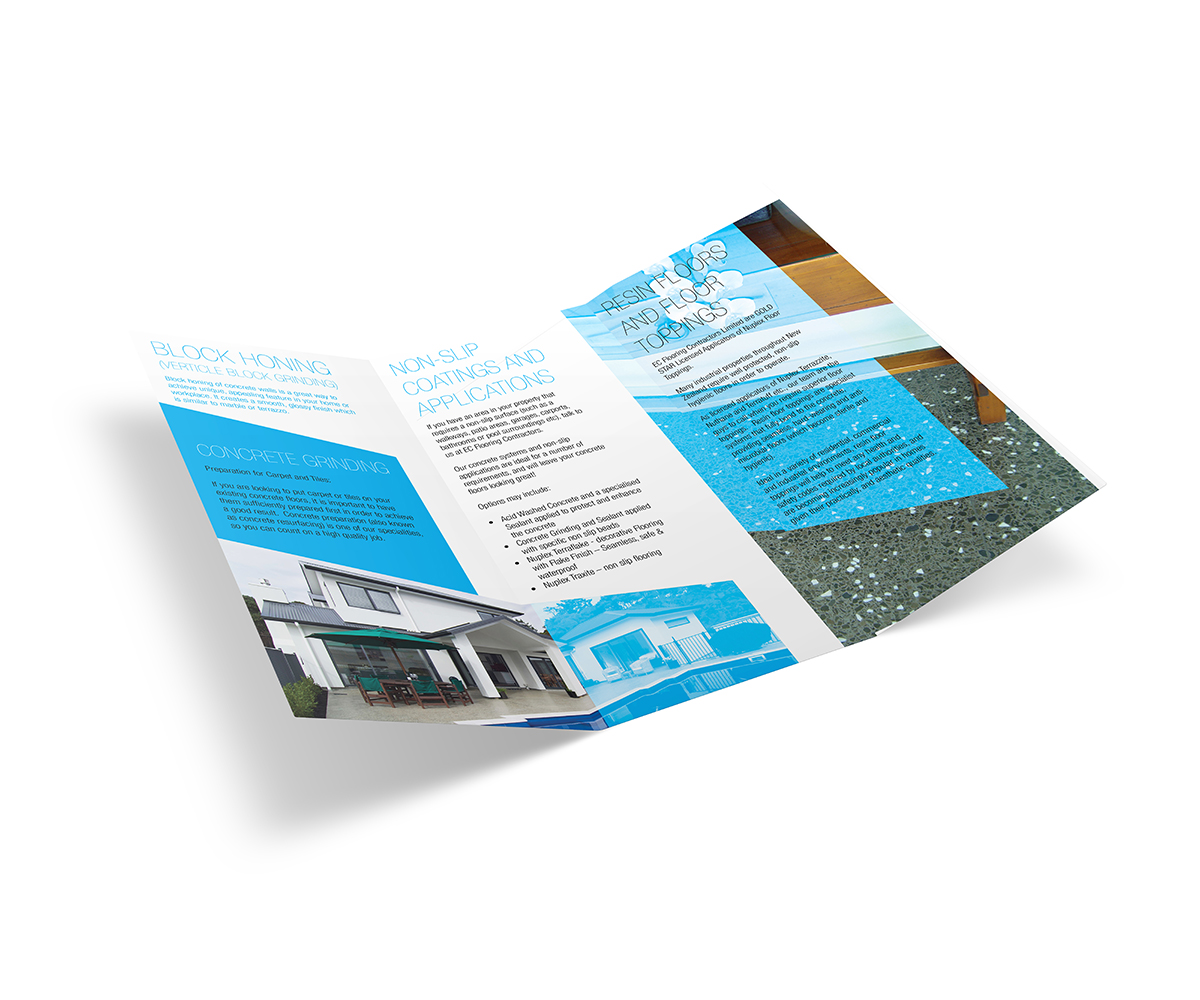 Brochure Design by noworries. for EC Flooring Contractors Limited | Design #3230719