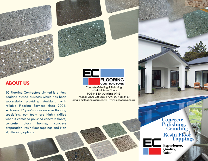 Brochure Design by HAMDIYA for EC Flooring Contractors Limited | Design #3217536