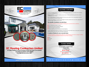 Brochure Design by ESolz Technologies for EC Flooring Contractors Limited | Design #3250181