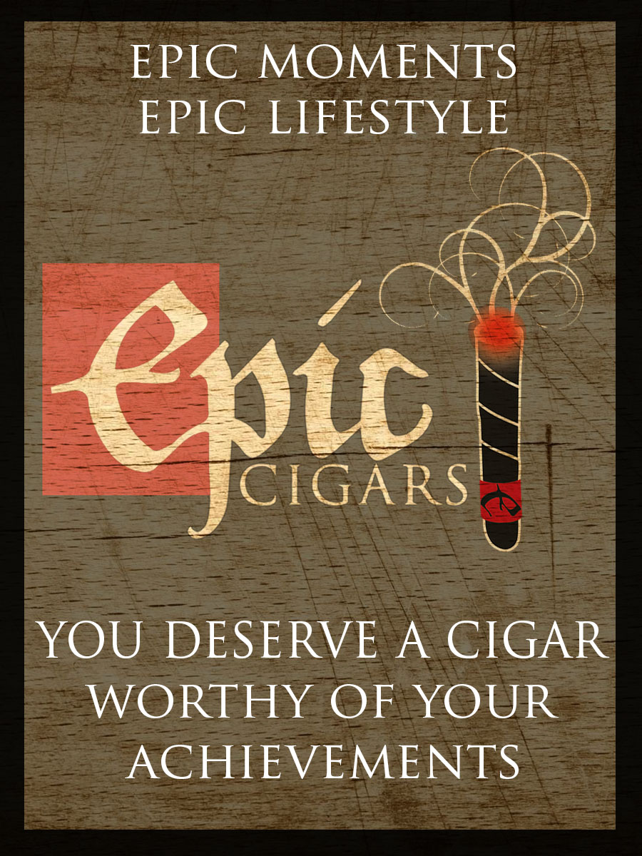 T-shirt Design by Adam Gee for Epic Cigars  | Design #3224501