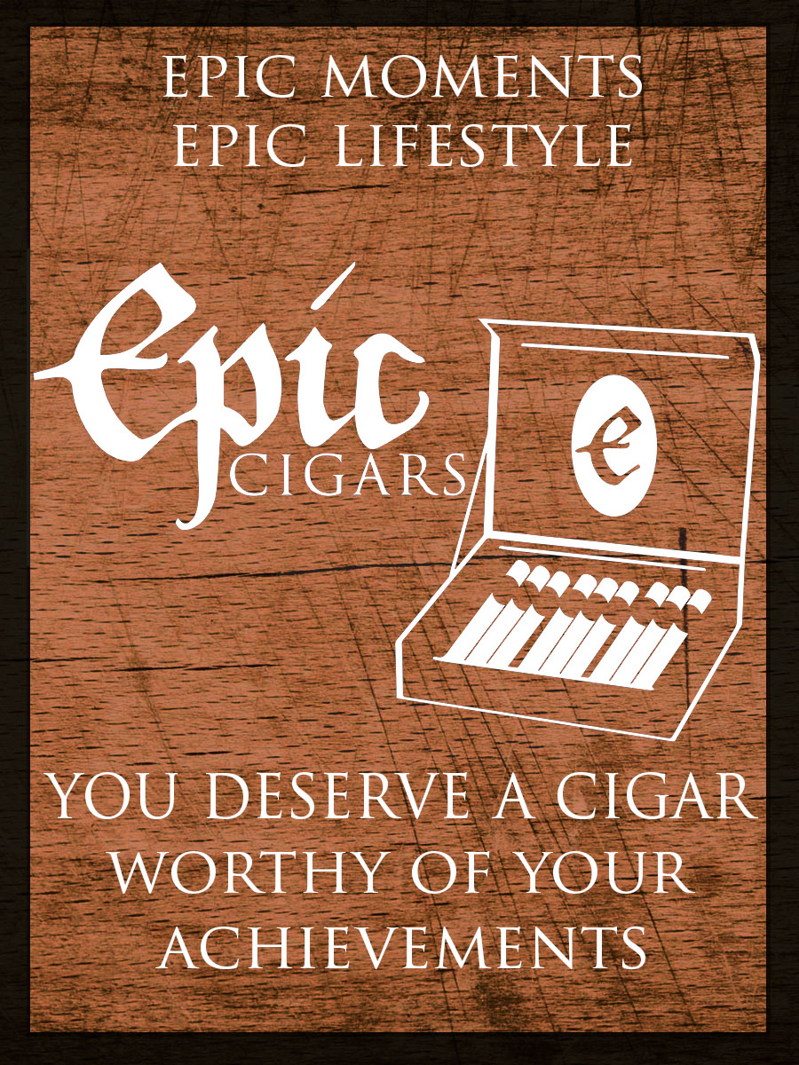 T-shirt Design by Adam Gee for Epic Cigars  | Design #3225058