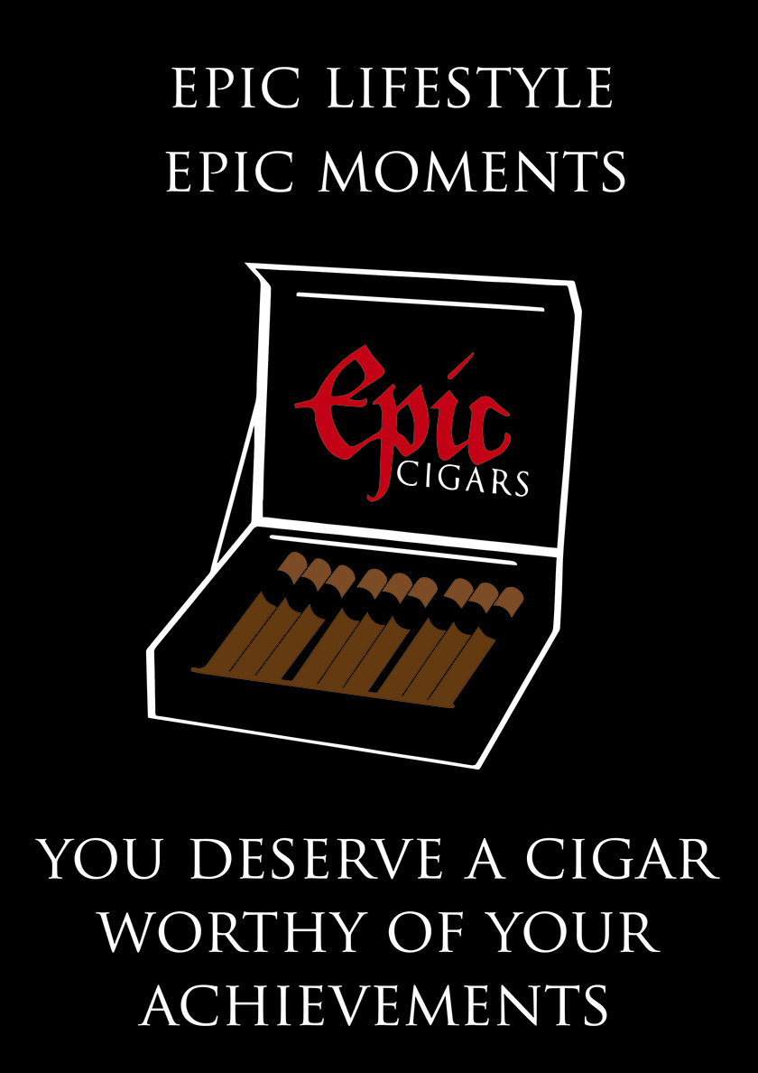 T-Shirt-Design von Adam Gee für Epic Cigars  | Design #3225065