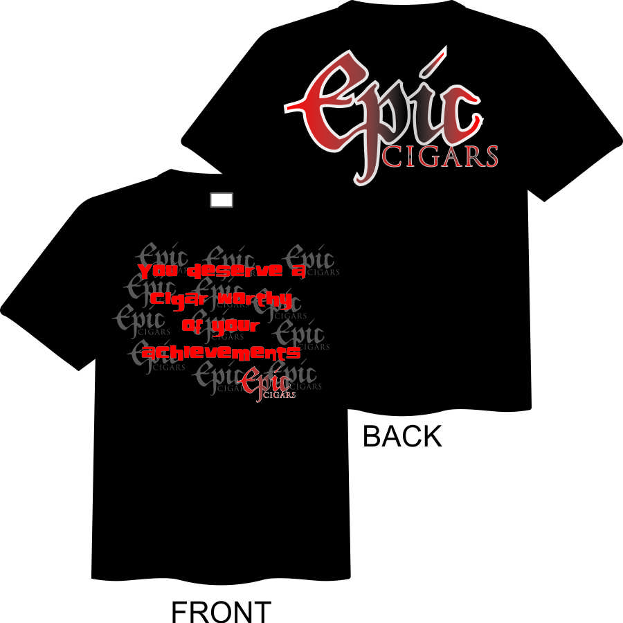 T-shirt Design by Ryan Goodin for Epic Cigars  | Design #3224043