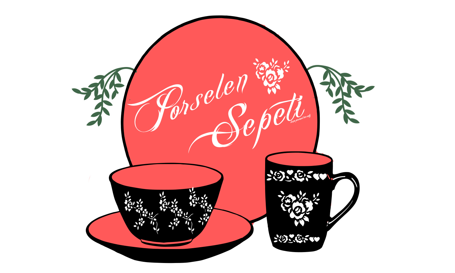 Logo Design by raku28 for Porselen Sepeti A.S. | Design #5895544