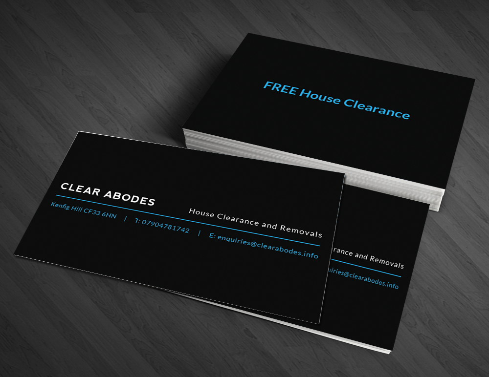 Business Card Design by  Artman for ClearAbodes | Design #3251078