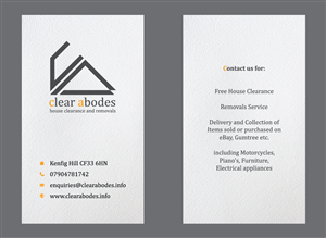 Business Card Design by tanaynash for ClearAbodes | Design: #3262440