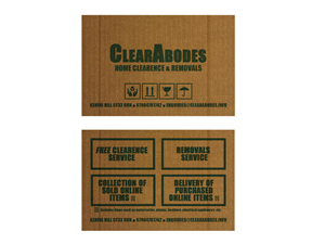 Business Card Design by hnd. for ClearAbodes | Design: #3243926