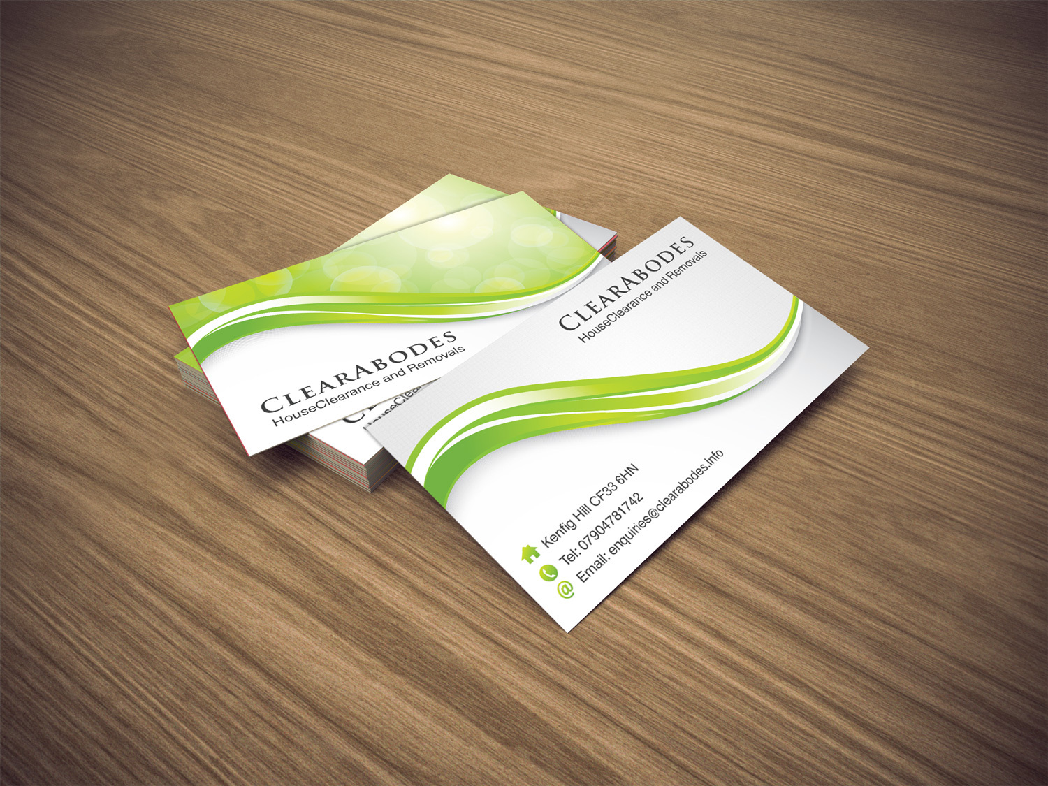 Diseño de Tarjeta de Presentación por subjoy para ClearAbodes | Diseño #3248181