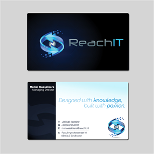 Visitenkarten-Design von Tempted By Design für ReachIT | Design: #781808