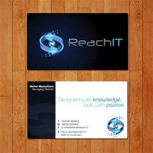 Visitenkarten-Design von Tempted By Design für ReachIT | Design: #785641