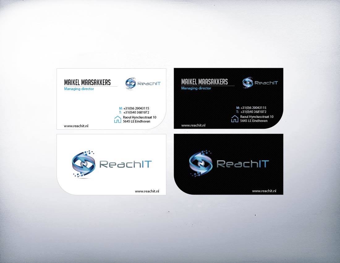 Business Card Design by Sebastian for ReachIT | Design #808430