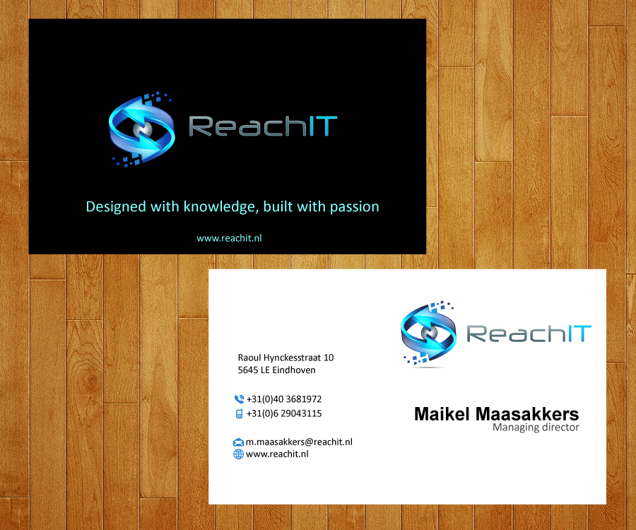 Business Card Design by Parul for ReachIT | Design #835297