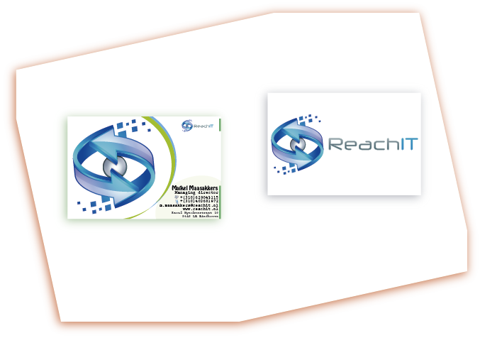 Business Card Design by JIM LESPERANCE for ReachIT | Design #805751