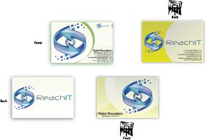 Business Card Design by JIM LESPERANCE for ReachIT | Design: #810531