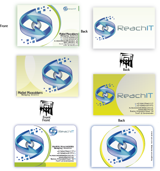 Business Card Design by JIM LESPERANCE for ReachIT | Design #812848