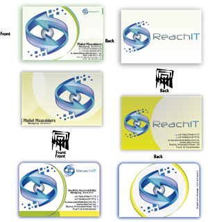 Business Card Design by JIM LESPERANCE for ReachIT | Design: #812848