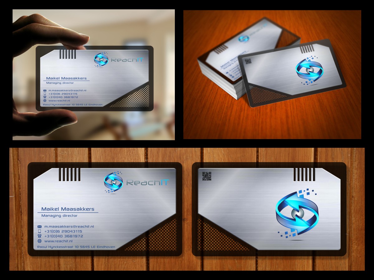 Business Card Design by denuj for ReachIT | Design #788946