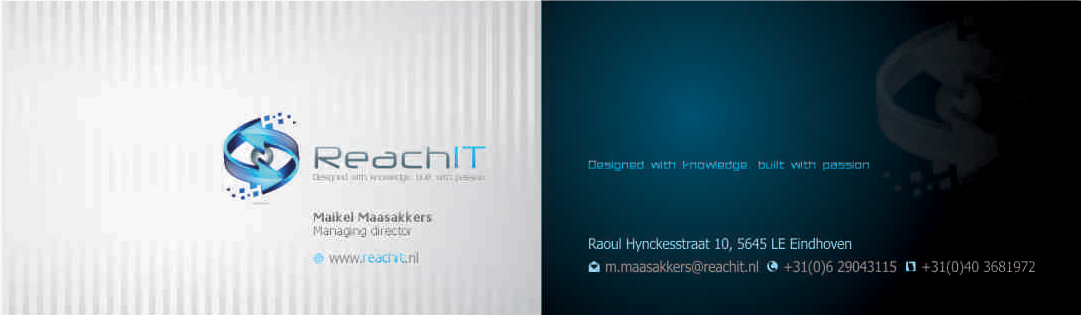 Visitenkarten-Design von roopaljain für ReachIT | Design #791043