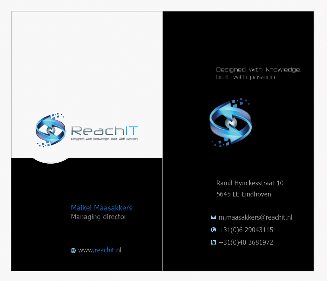Visitenkarten-Design von roopaljain für ReachIT | Design #838454