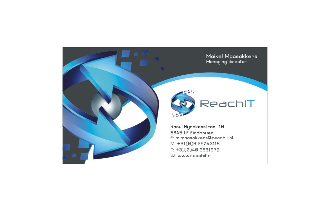 Visitenkarten-Design von lrbalaji für ReachIT | Design #781993