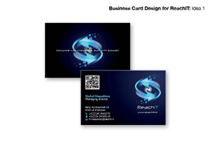 Diseño de Tarjeta de Presentación por Martin Bubb para ReachIT | Diseño #782407