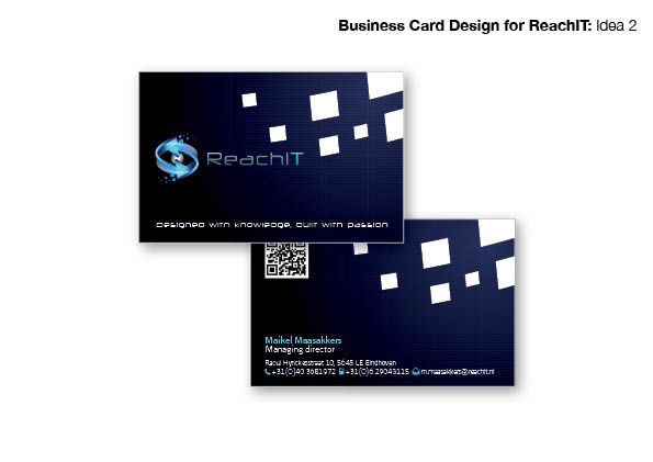 Visitenkarten-Design von Martin Bubb für ReachIT | Design #784393