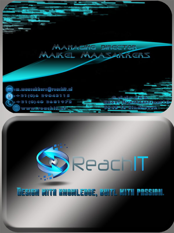 Business Card Design by jason for ReachIT | Design #865777