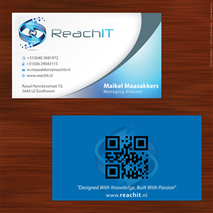 Business Card Design by Sbss for ReachIT | Design: #783154