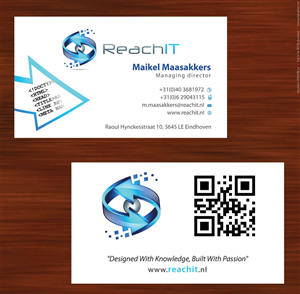 Business Card Design by Sbss for ReachIT | Design: #783156