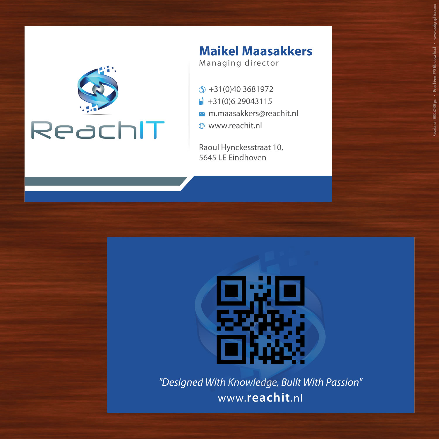 Business Card Design by Sbss for ReachIT | Design #783158
