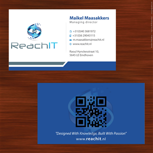 Business Card Design by Sbss for ReachIT | Design: #783158