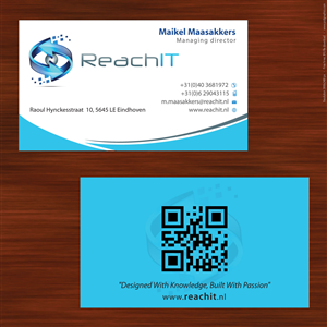 Business Card Design by Sbss for ReachIT | Design: #783159