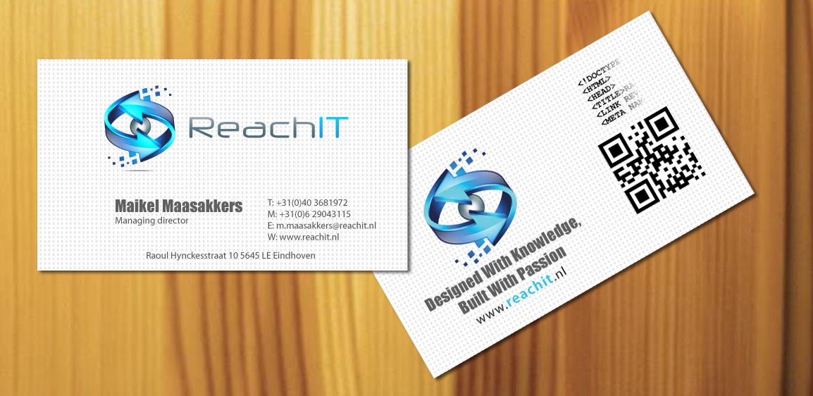 Business Card Design by Sbss for ReachIT | Design #783161