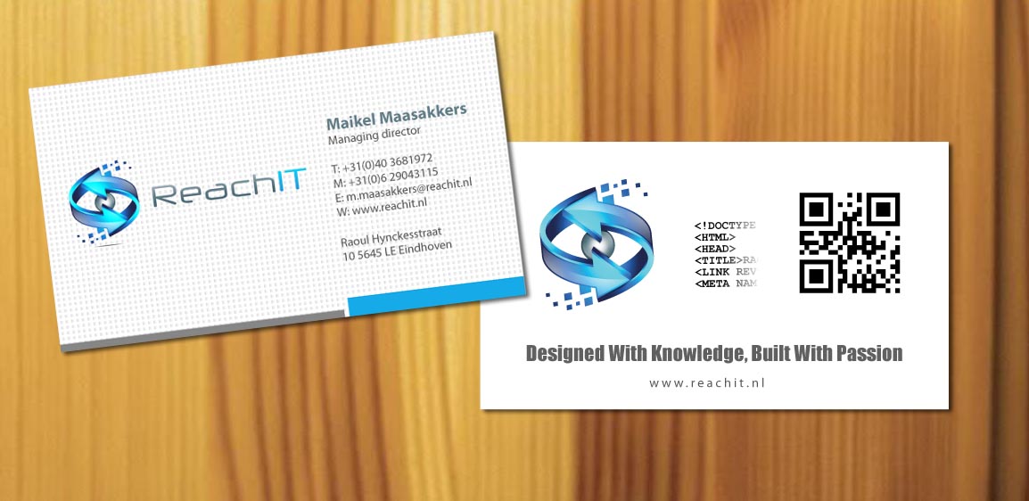 Business Card Design by Sbss for ReachIT | Design #783163