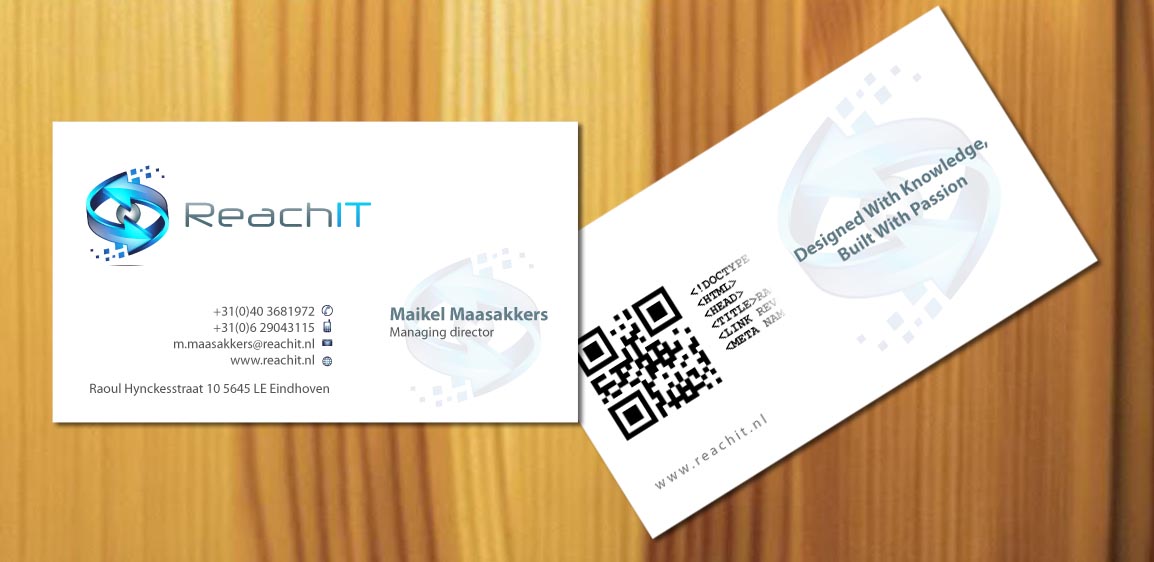 Business Card Design by Sbss for ReachIT | Design #783170