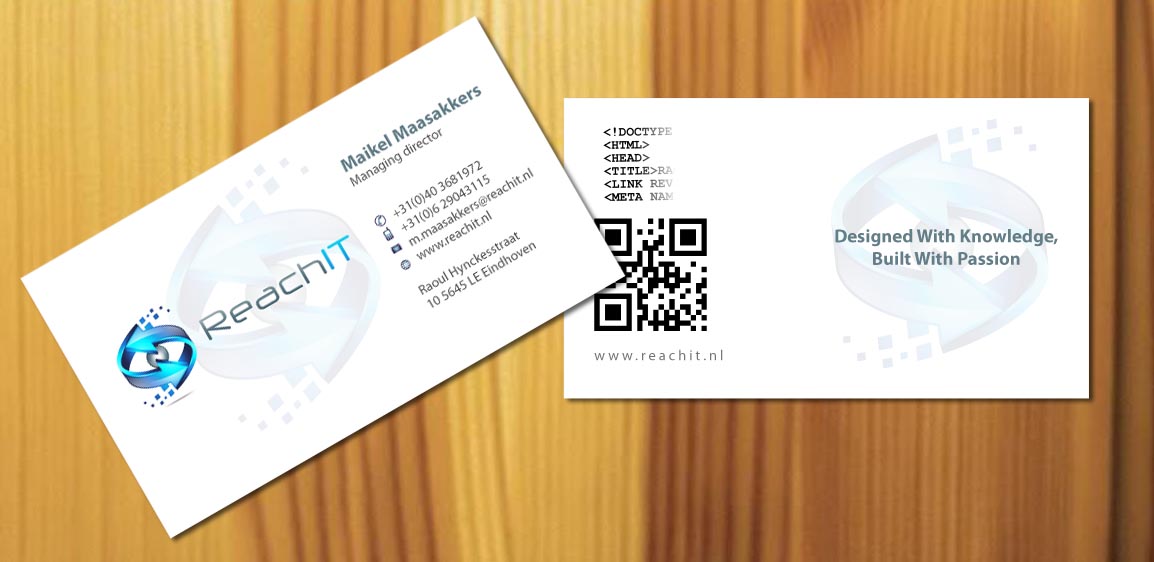 Visitenkarten-Design von Sbss für ReachIT | Design #783172
