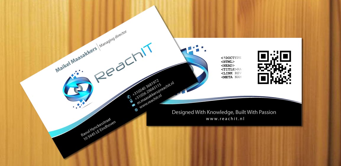 Business Card Design by Sbss for ReachIT | Design #783180