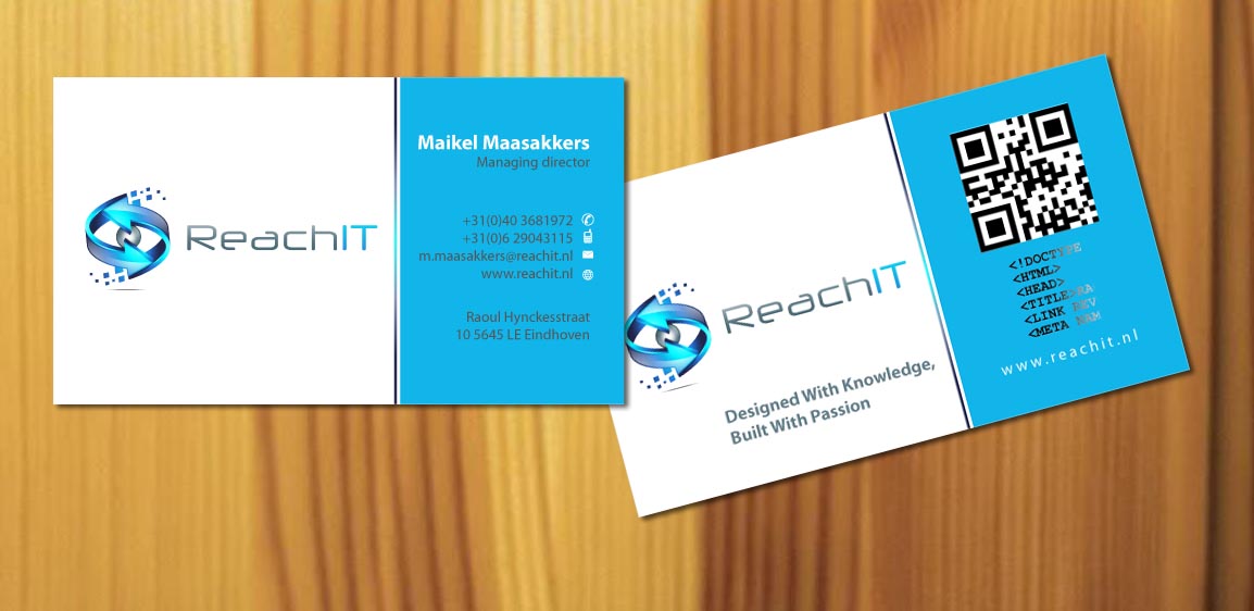 Diseño de Tarjeta de Presentación por Sbss para ReachIT | Diseño #783185